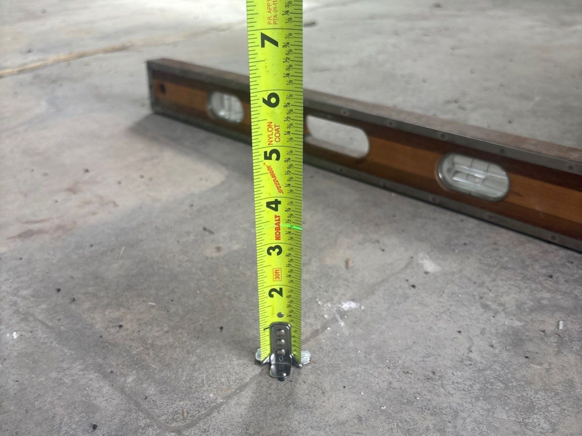 Measuring tools used in structural inspection
